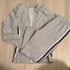 Carter's Heather Gray Zip-Up Hoodie